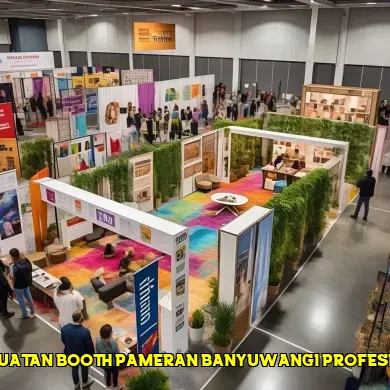 pembuatan booth pameran banyuwangi profesional